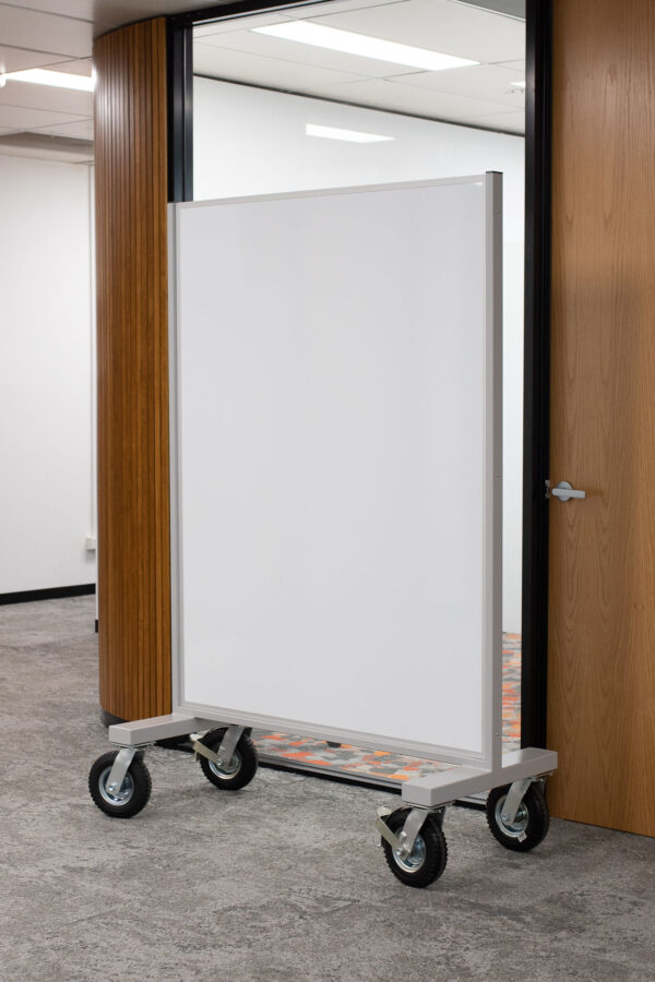 Mobile Whiteboards Fixed Frame Mobile Whiteboards Double-sided, sturdy and robust board Pivoting Mobile Whiteboards Double-sided board with 360o vertical flip rotation Display Mobile Whiteboards See description under Display Pinboards Big Book Easel 1200mm x 700mm magnetic whiteboard panel. Bright multi-coloured or clear anodised frame. Height adjustable frame with lockable castors.